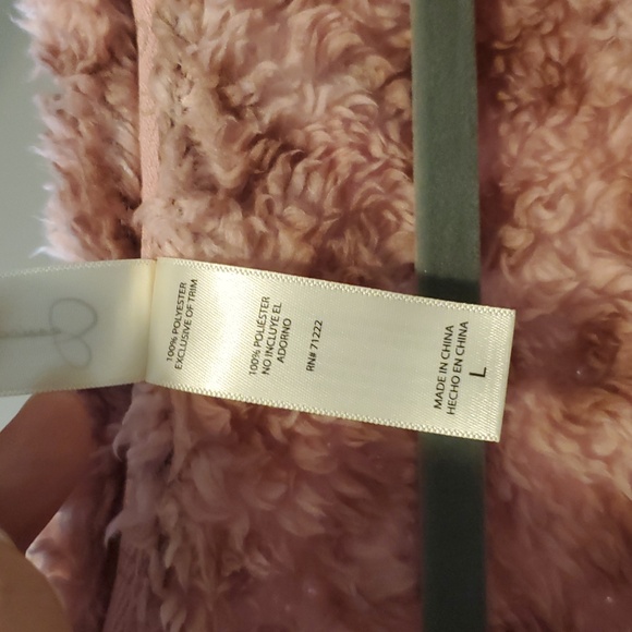Jessica Simpson Cozy Pink Fuzzy Sweater Sz Large - Picture 3 of 4